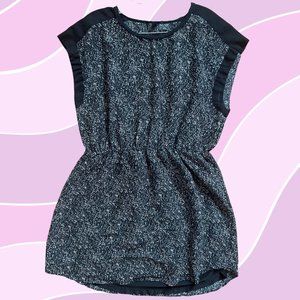 H&M Black and White Mini Dress, Size 14